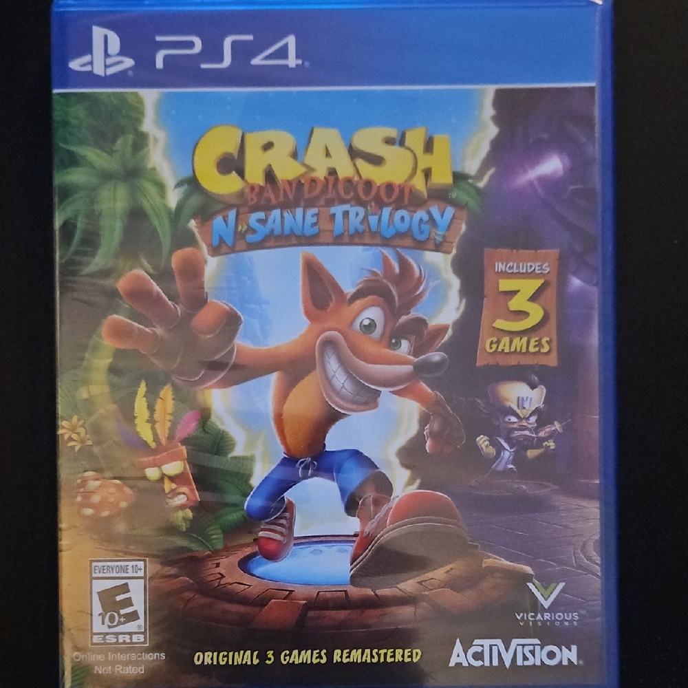 Crash Bandicoot N. Sane Trilogy for PS4, Sealed
